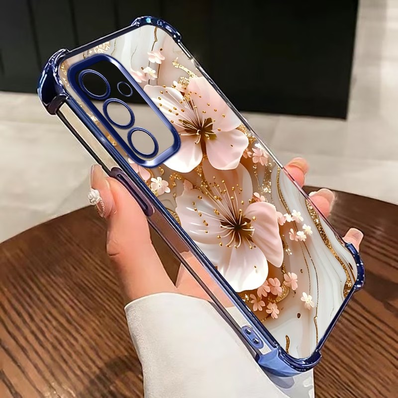 Electroplated Flower Clear Pho - Samsung Galaxy S24 ulasan dan harga