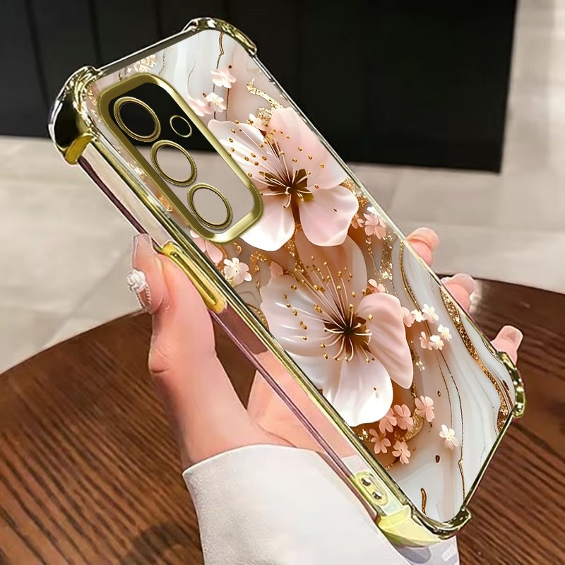 Electroplated Flower Clear Pho - Samsung Galaxy S24 ulasan dan harga