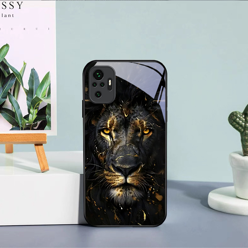 Shadow Monarch Lion Black Glas - Xiaomi Redmi Note 14 ulasan dan harga
