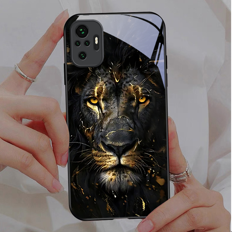 Shadow Monarch Lion Black Glas - Xiaomi Redmi Note 14 ulasan dan harga