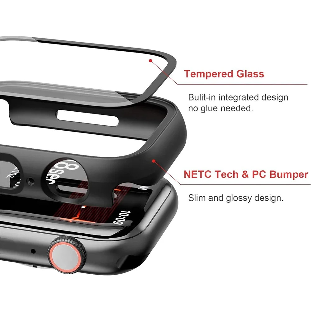 Tempered Glass Screen Protecto - Watch Case Bumper ulasan dan harga