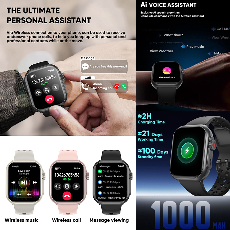 2025New For XIAOMI IOS Watch U - Smartwatch X18 ulasan dan harga