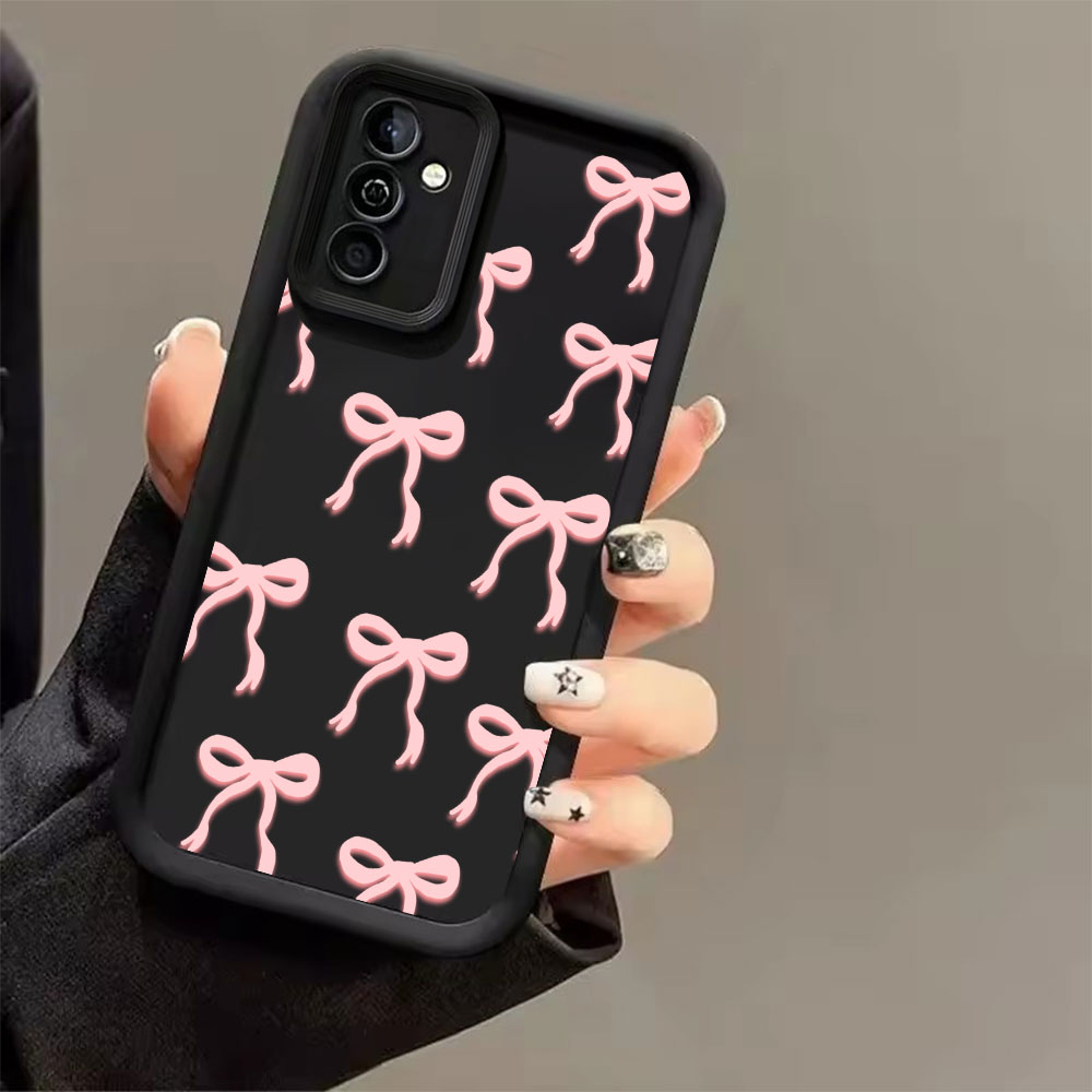 Pink Bow Print Soft TPU Phone  - Samsung Galaxy S24 ulasan dan harga