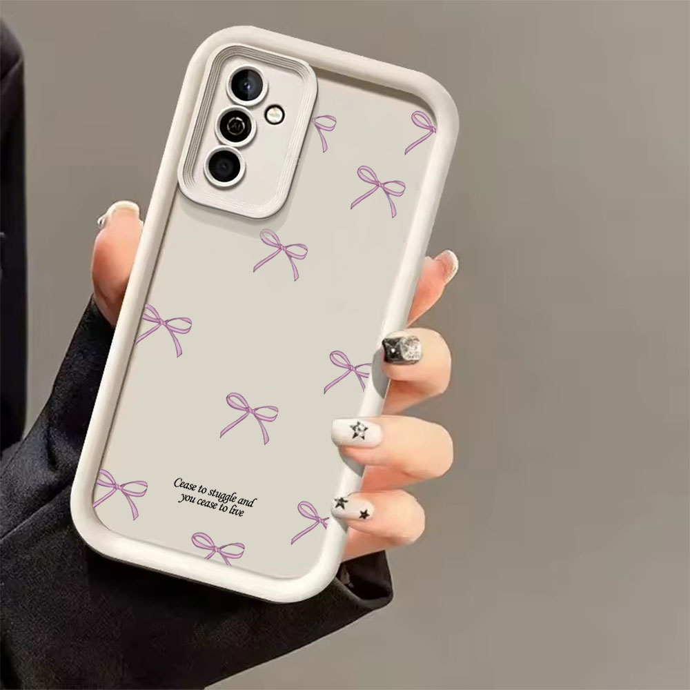 Pink Bow Print Soft TPU Phone  - Samsung Galaxy S24 ulasan dan harga
