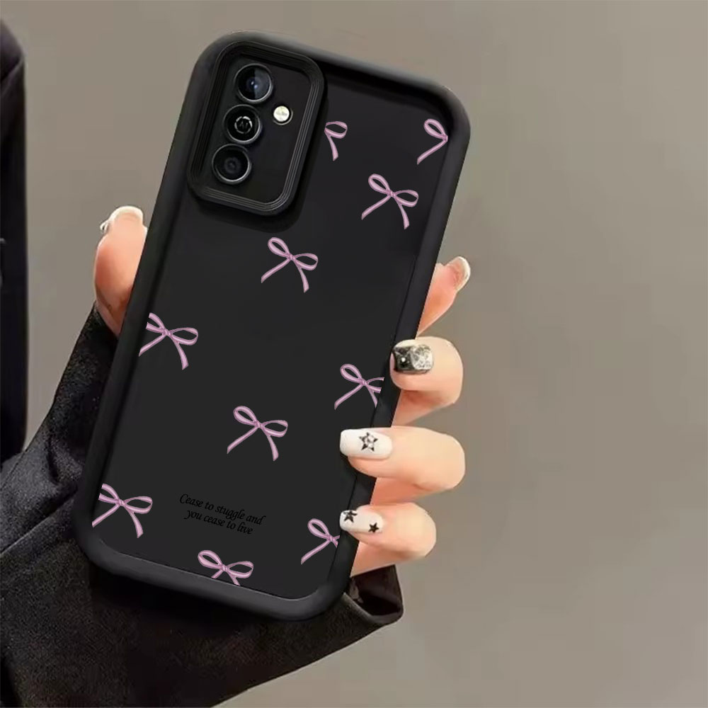 Pink Bow Print Soft TPU Phone  - Samsung Galaxy S24 ulasan dan harga