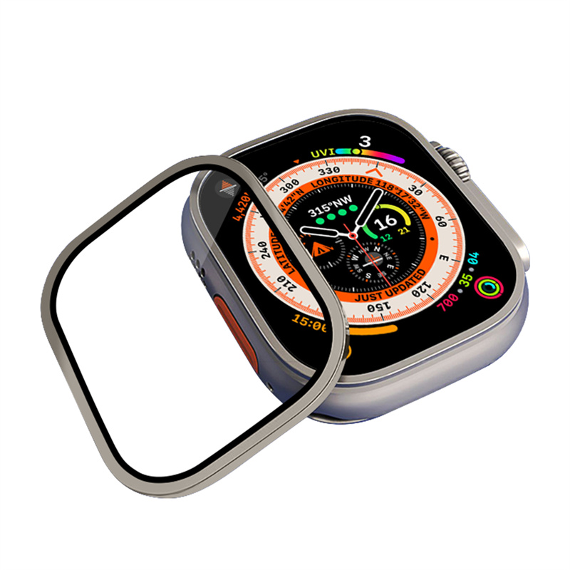2PCS Aluminium Alloy Case+Temp - Watch Case Bumper ulasan dan harga