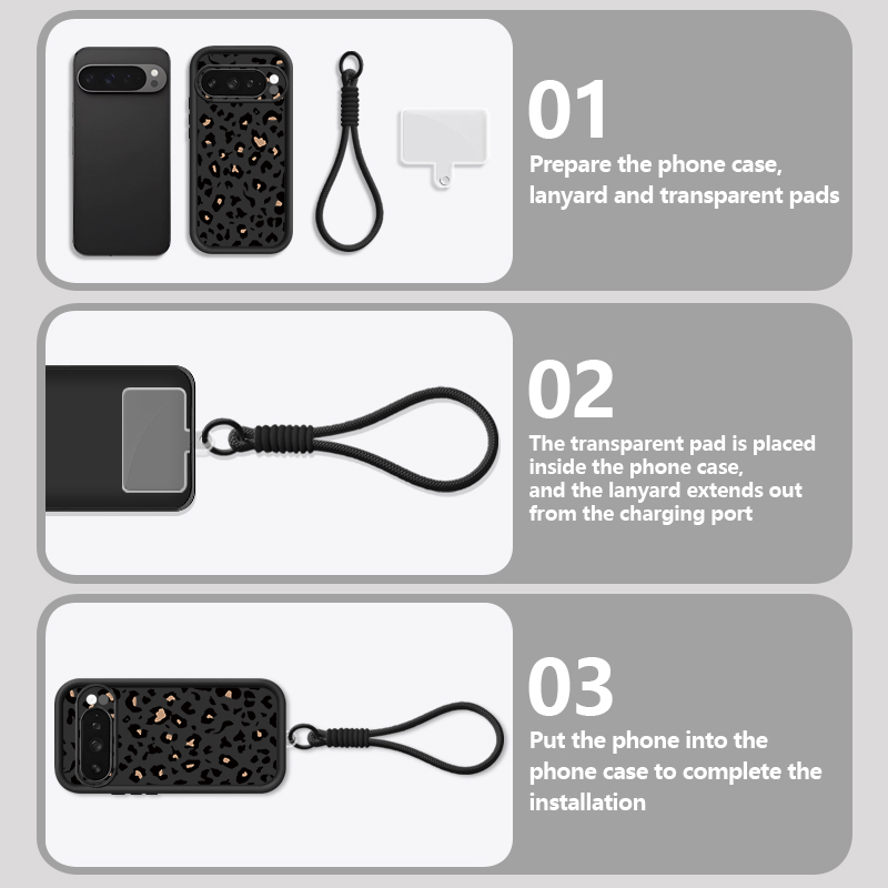 Leopard Cow Printed Phone Case - Google Pixel 9 ulasan dan harga