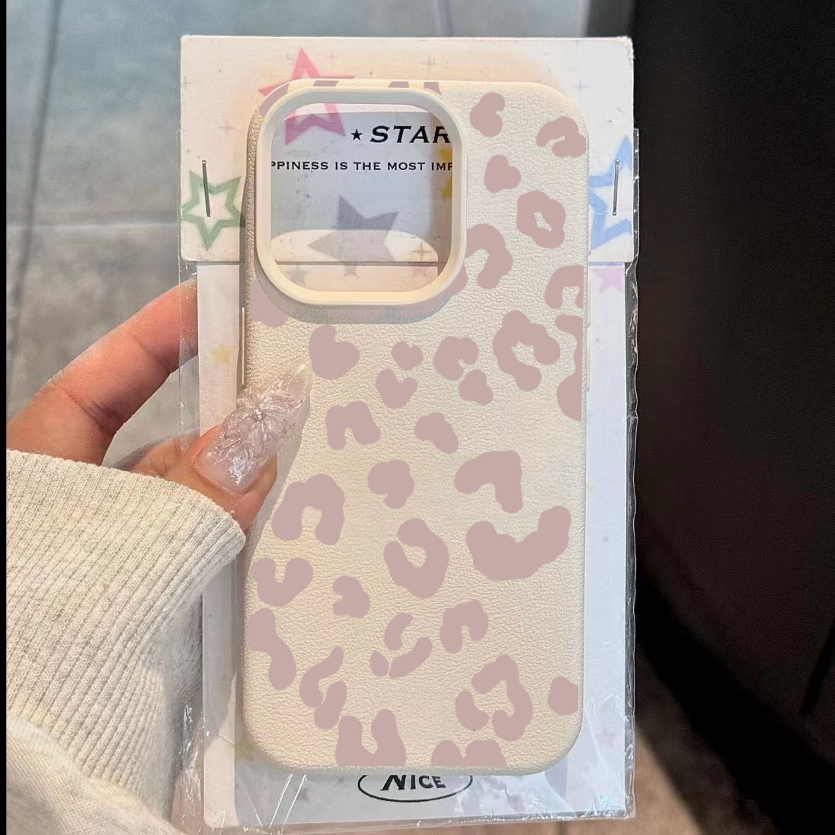 Pink Leopard Print Lichee Patt - Xiaomi Redmi Note 14 ulasan dan harga