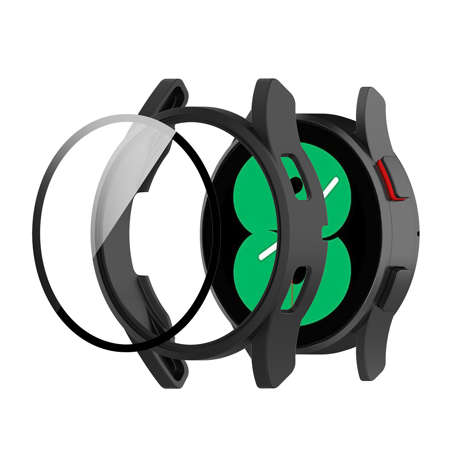 Glass+Case for samsung Galaxy  - Samsung Smartwatch Accessories ulasan dan harga