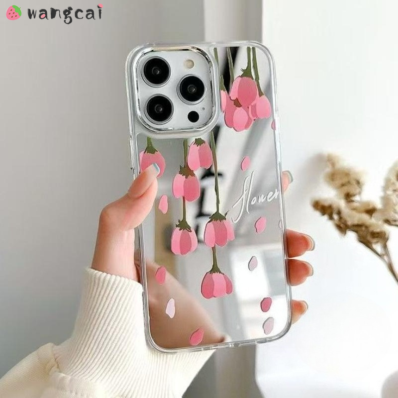 Tulips Plating Mirror Phone Ca - Realme Gt 6 ulasan dan harga