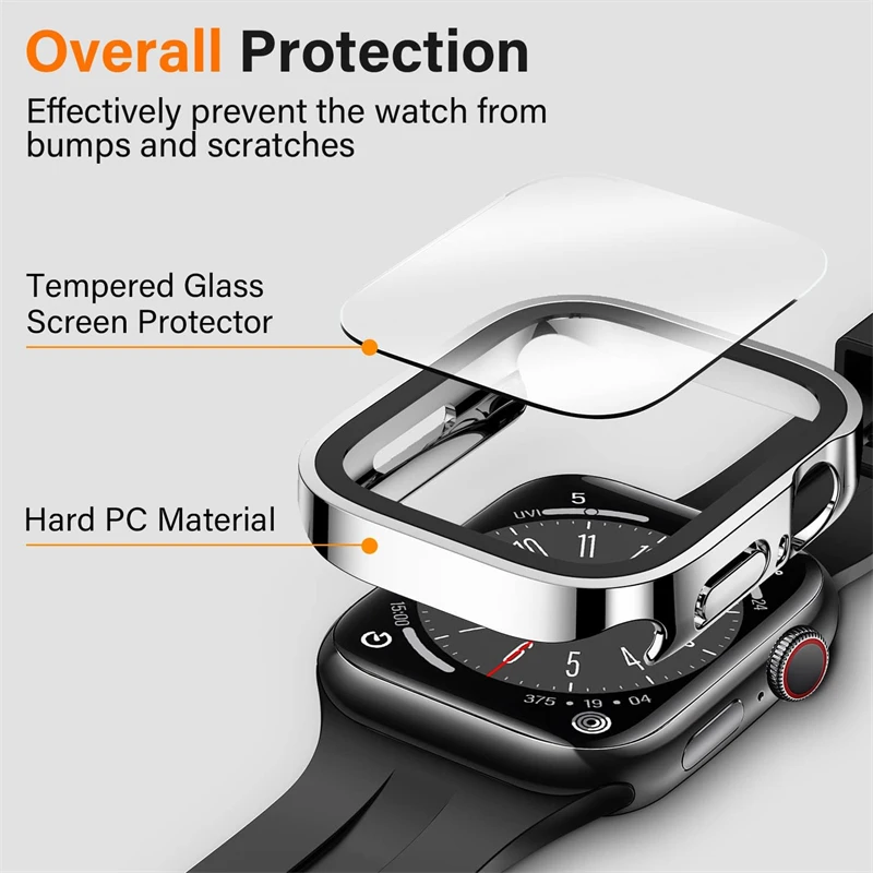 Waterproof Hard PC Screen Prot - Watch Case Bumper ulasan dan harga