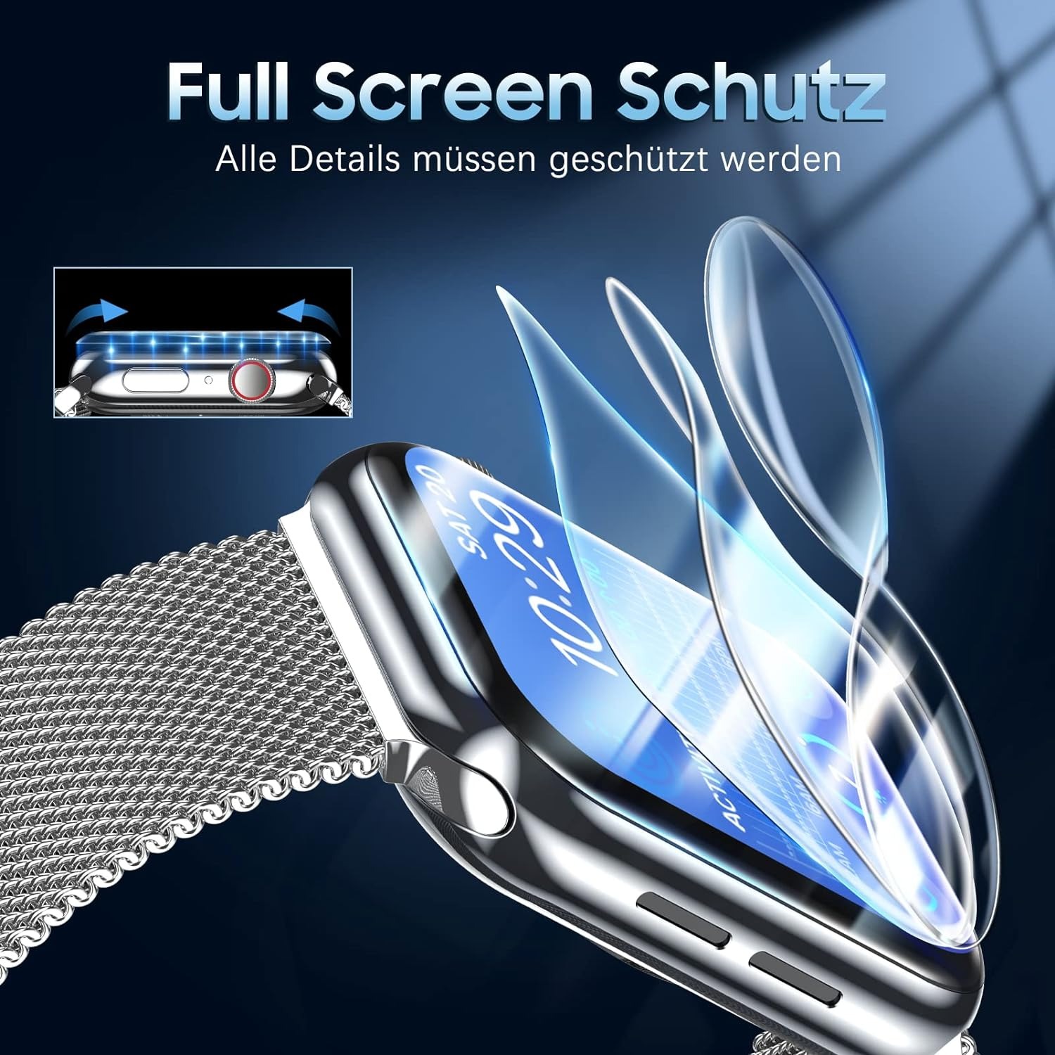 5PCS Hydrogel Film for Apple W - Watch Case Bumper ulasan dan harga