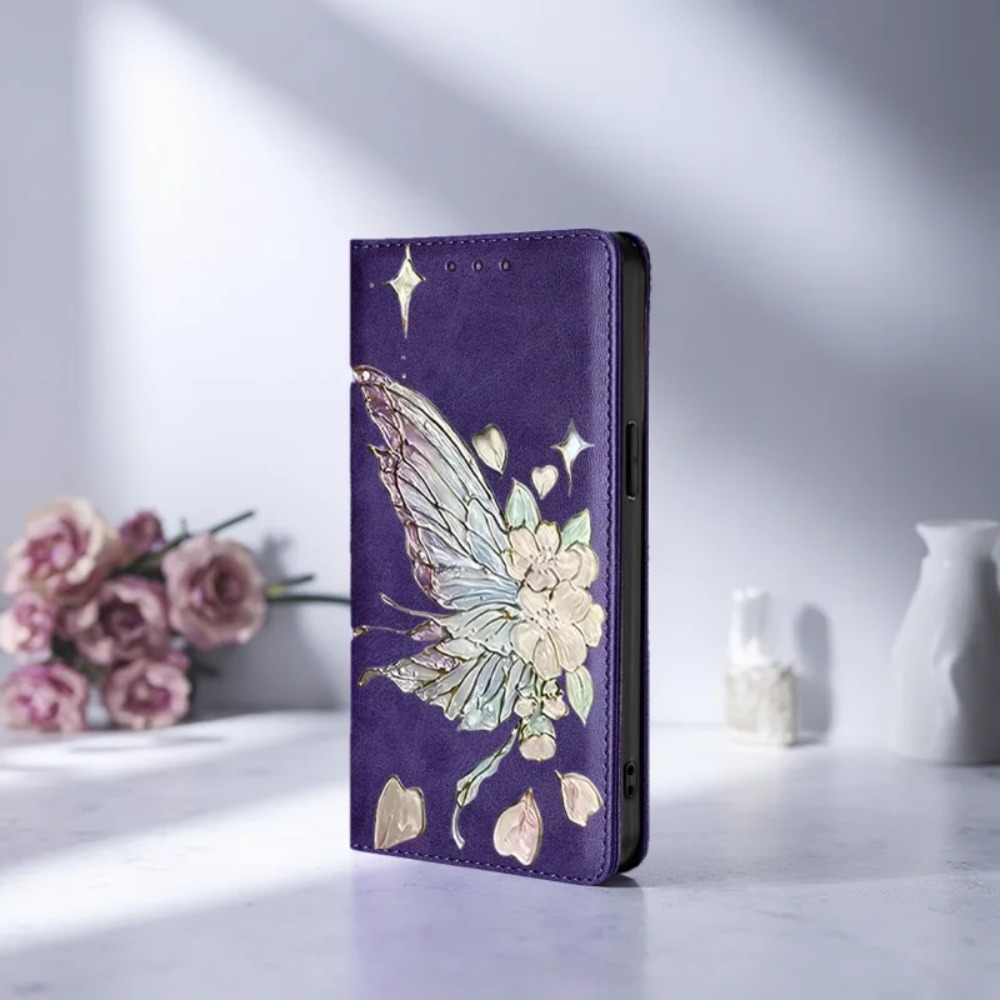 Painted Magnetic Flip Leather  - Samsung Galaxy S24 ulasan dan harga