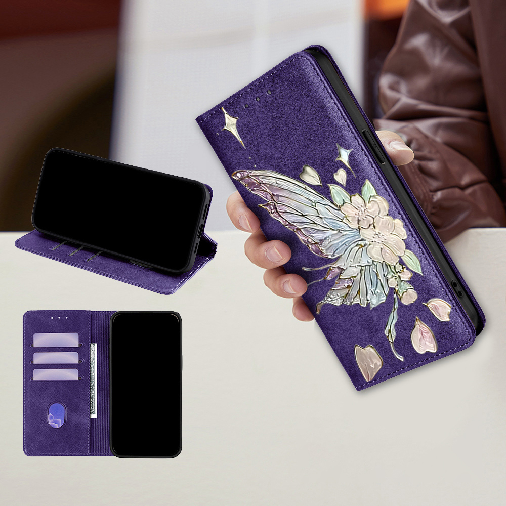 Painted Magnetic Flip Leather  - Samsung Galaxy S24 ulasan dan harga